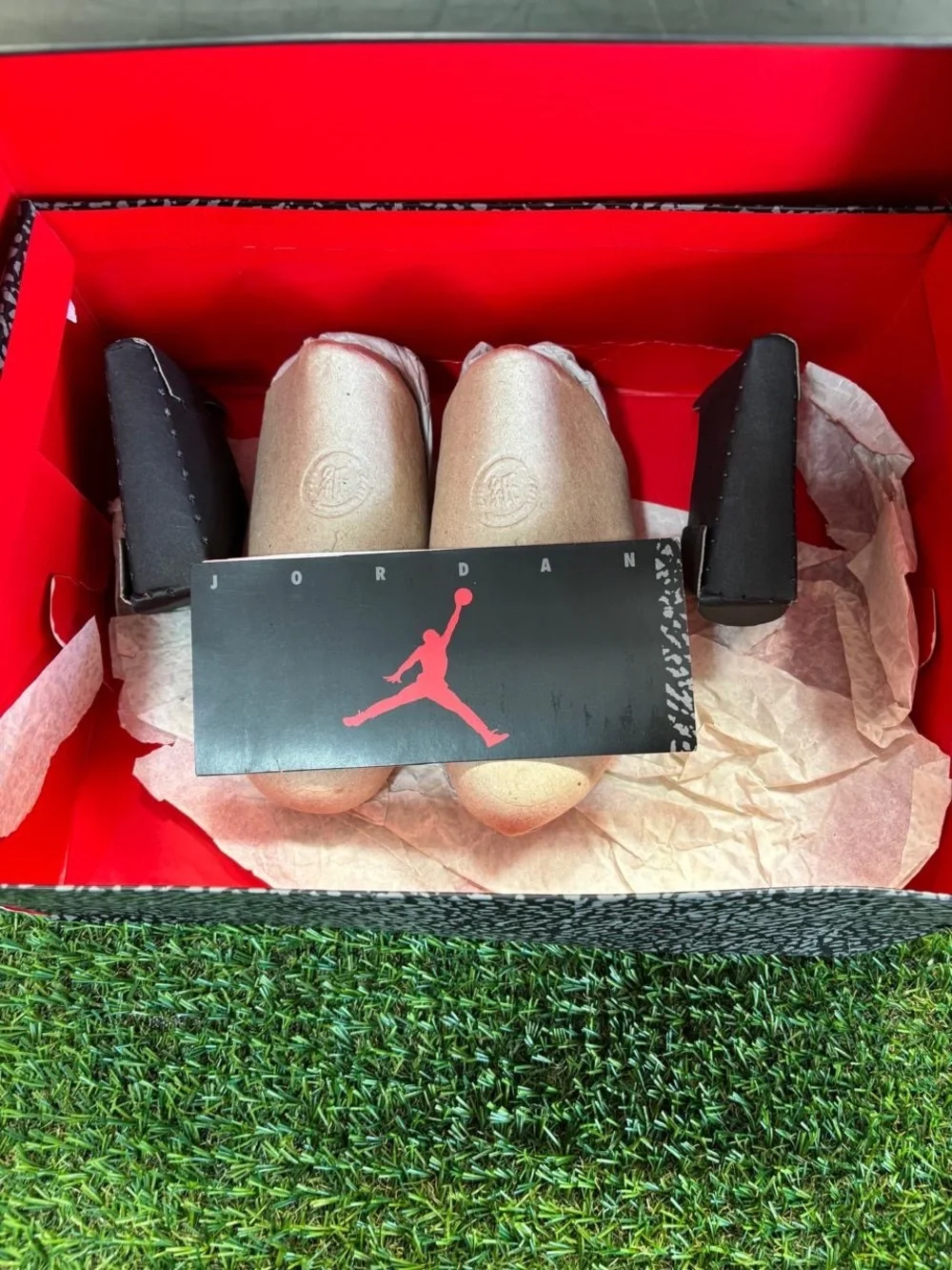 Air Jordan 3 Retro Black Cement 2011 Empty Box Only Size 8 M With OG Receipt